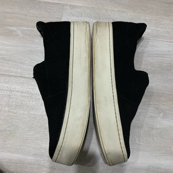 VINCE Warren Slip On Black Platform Sneakers Sz 8.5M - Picture 9 of 10